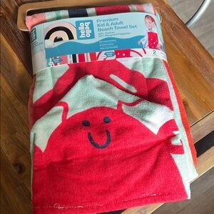 Colorful Striped Beach Towel Set